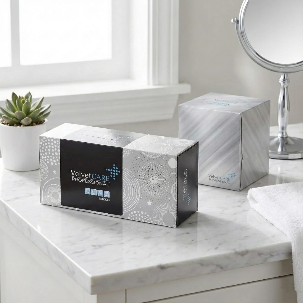Șervețele cosmetice extra fine, 2 straturi