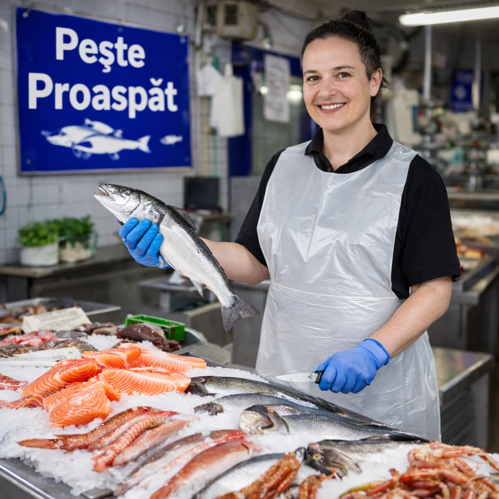Șorț alimentar standard din peliculă, 100 bucăți/ambalaj - Image 2