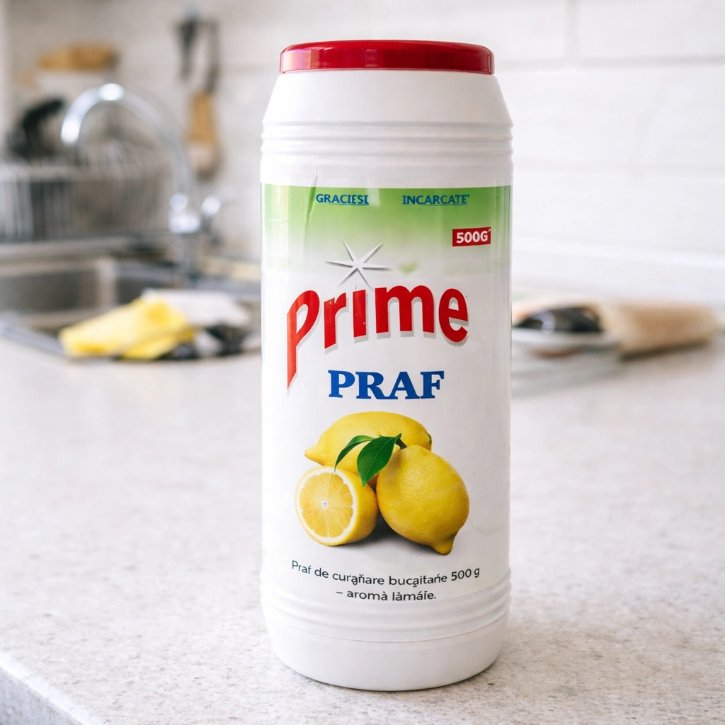Praf de curățare bucătărie 500 g – aromă lămâie