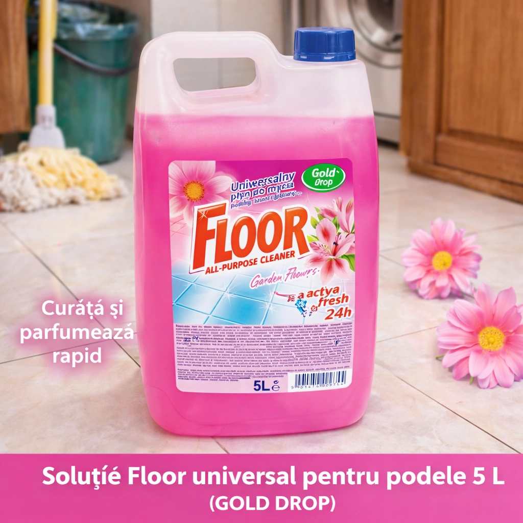 Soluție Floor universal pentru podele 5 L (GOLD DROP)