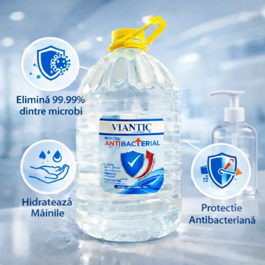 Săpun lichid antibacterial transparent 5 L