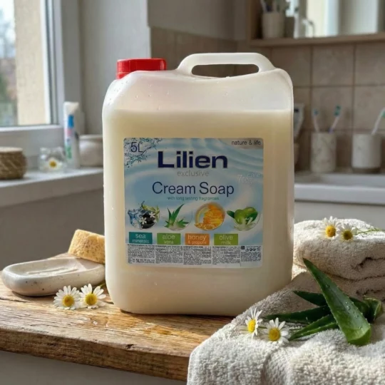 Săpun lichid cremă Lilien 5 L (Cehia)