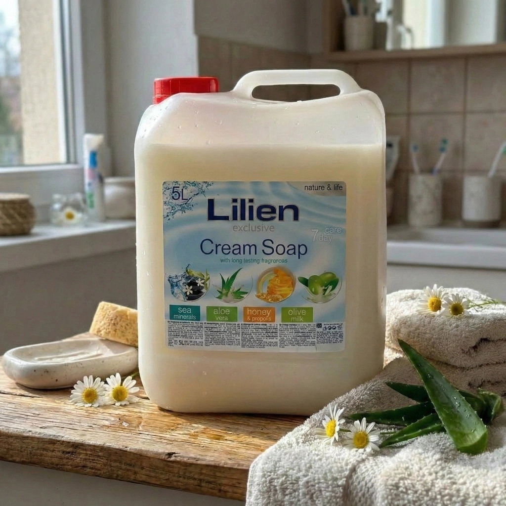 Săpun lichid cremă Lilien 5 L (Cehia)