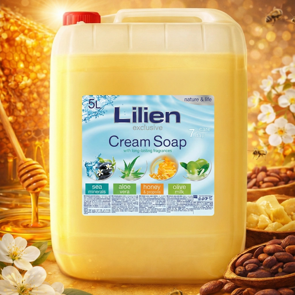 Săpun lichid cremă Lilien 5 L (Cehia) - Image 4