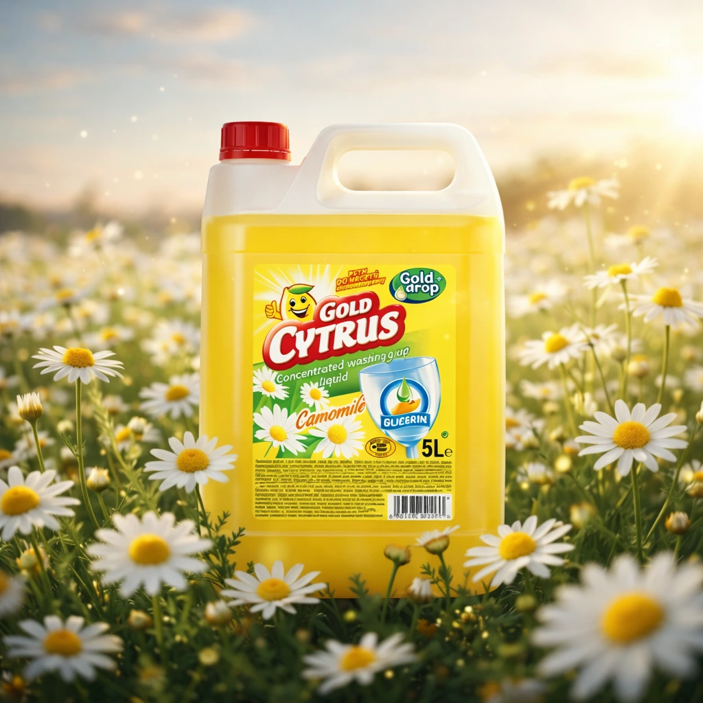 Soluție pentru vase Gold Cytrus 5L - Image 3