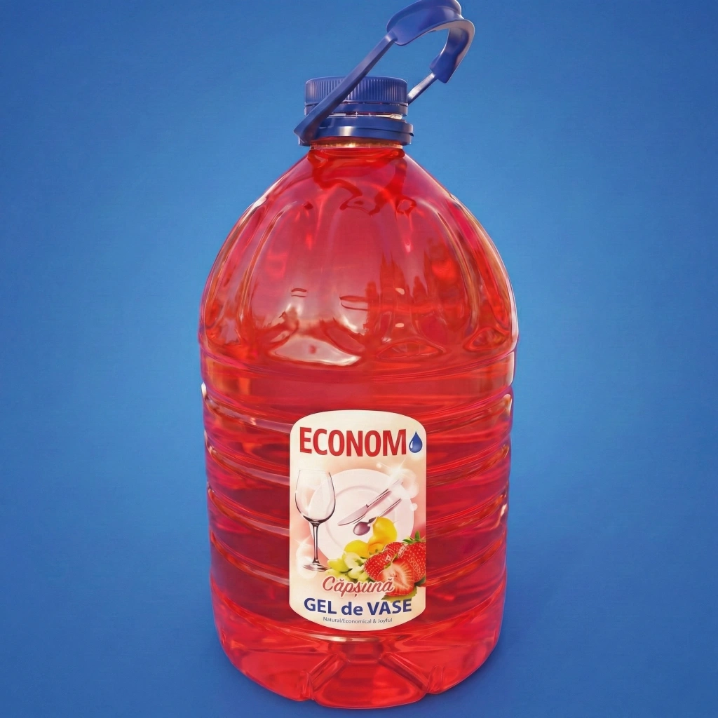 Soluție pentru vase Veantic 5 L (căpșună, lămâie, măr verde, aloe) - Image 2