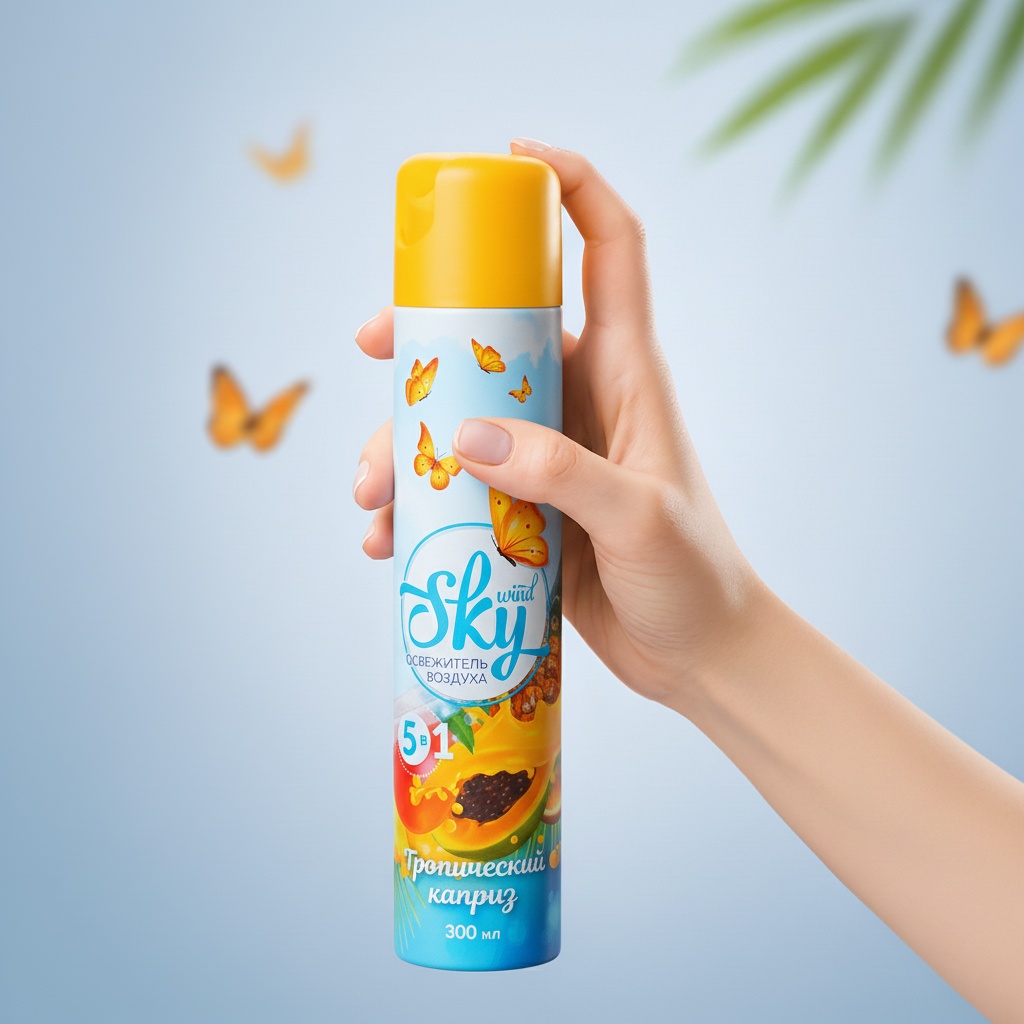 Odorizant de aer - SKY WIND - 300 ml - Tropical - Image 3